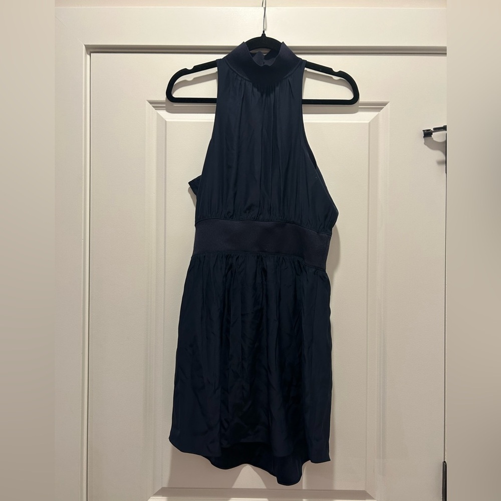Cinq à Sept Fern Sleeveless Silk Minidress - Picture 3 of 9